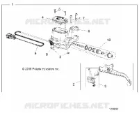 FRENO ANTERIORE BRAKE LEVER AND MASTER CYLINDER