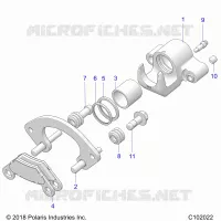FRENO POSTERIORE CALIPER