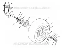 RUOTA ANTERIORE MONTAGGIO  350 2X4 (4918531853017A)