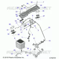 ELETTRICO PARTI AUDIO (TETTO)