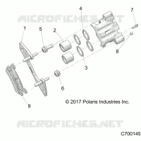 BRAKES, PINZA POSTERIORE