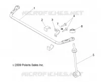 SUSPENSION, REAR BARRA DI STABILIZZAZIONE