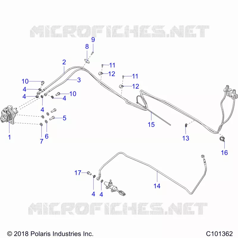 BRAKES, LINEE FRENO POSTERIORE