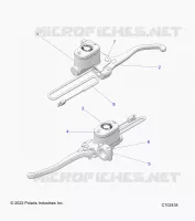 FRENO ANTERIORE BRAKE LEVER AND MASTER CYLINDER