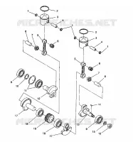 PISTONEEE   ALBERO MOTORE LITE/0933433 AND  LITE DELUXE/0933431 (4922972297031A)