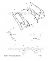 POSTERIORE CAB AND HEAT SHIELDS