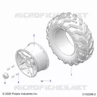 RUOTAS, REAR TIRE