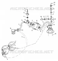 SISTEMA DI ALIMENTAZIONE CARBURANTE (DELUXE) SL 700 Deluxe B974072 and Intl. SL 700 Deluxe I974072 (4940874087A012)