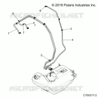 BODY, CARBURANTE LINES, STD. 