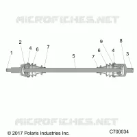 DRIVE TRAIN, ANTERIORE ALBERO MEZZO