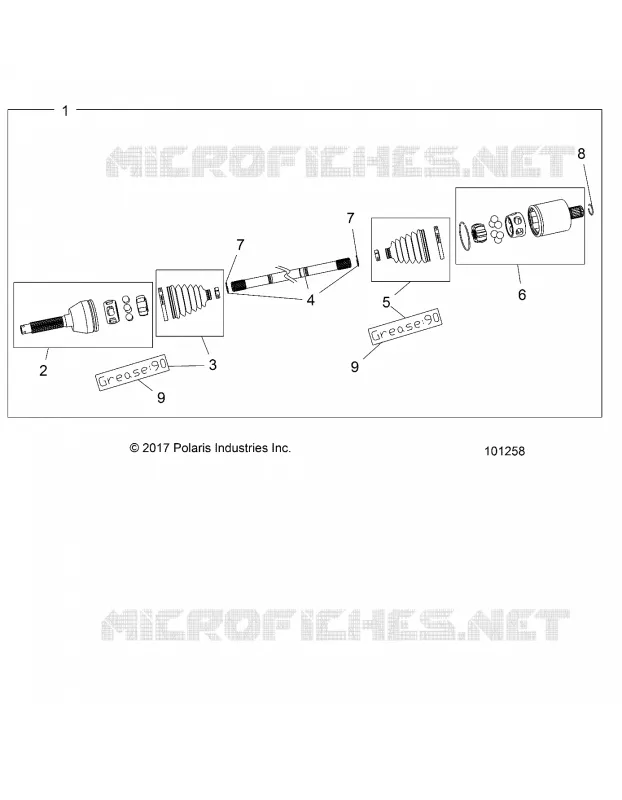 DRIVE TRAIN, TRANSMISSIONE ANTERIORE SHAFT