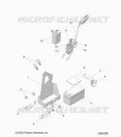 ELETTRICO, BATTERY, MANUAL START POWER UP COMPONENTS
