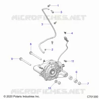 TRASMISSIONE, FRONT GEARCASE MOUNTING