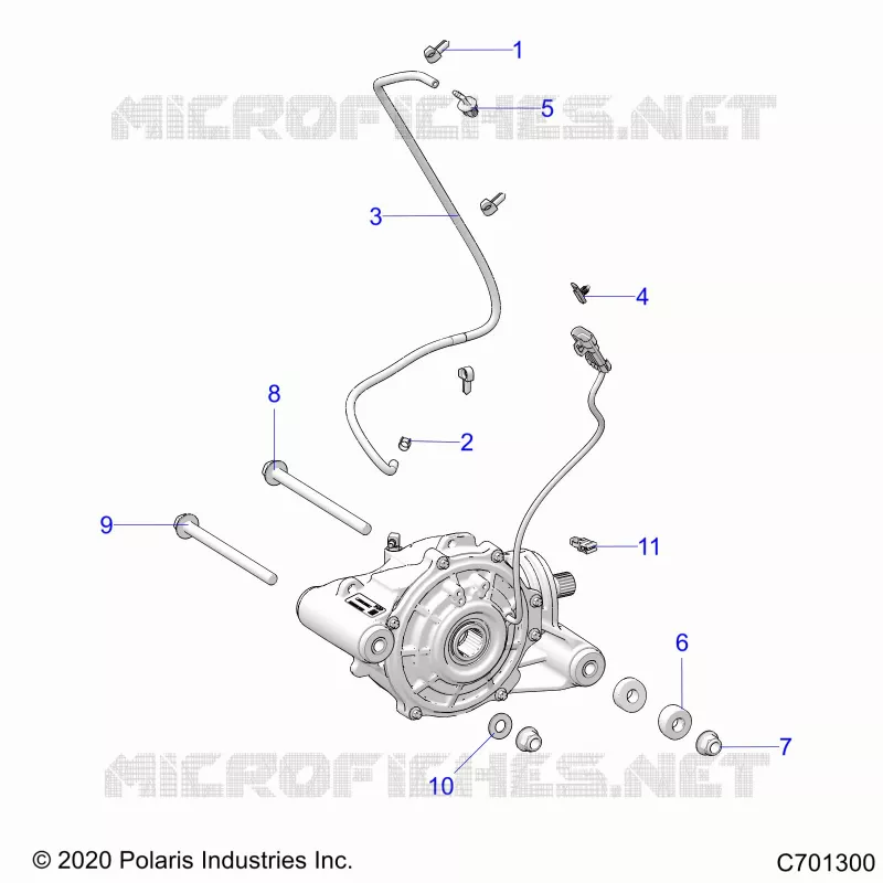 TRASMISSIONE, FRONT GEARCASE MOUNTING