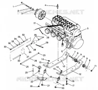 MONTAGGIO DEL MOTORE RXL 0940768 and RXL TOURING 0940869 (4925062506031A)