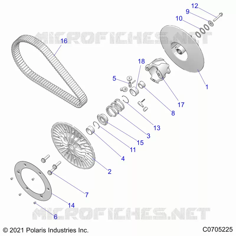 TRASMISSIONE, SECONDARY CLUTCH