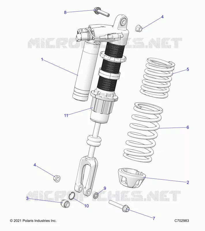 SUSPENSION, SHOCK ANTERIORE MOUNTING, STANDARD/PREMIUM