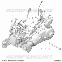 ENGINE, ENGINE AND TRASMISSIONE DI MONTAGGIO
