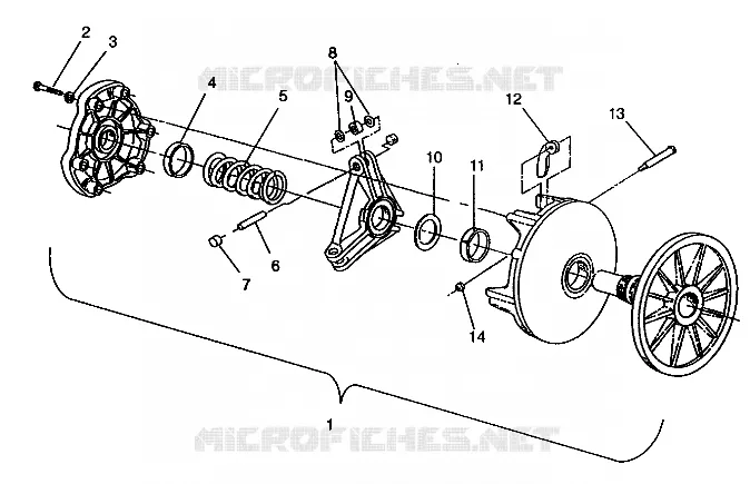 TRASMISSIONE FRIZIONE ASSEMBLY LITE GT E943133 (49273527350020)