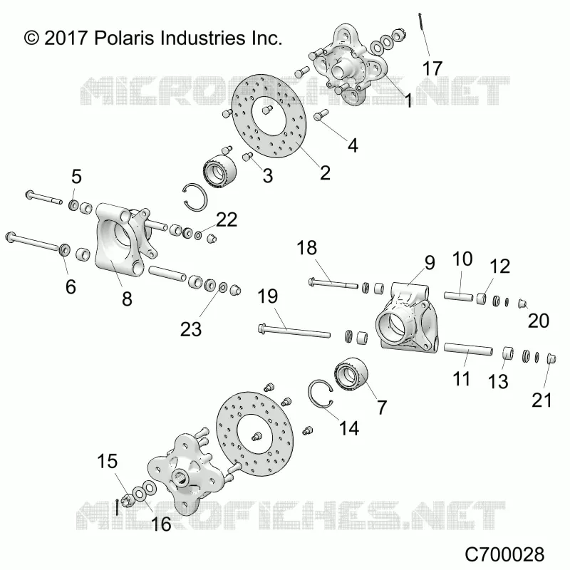SUSPENSION, PORTAPACCHI POSTERIORE