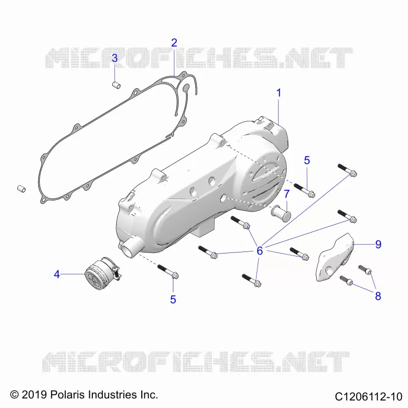 TRASMISSIONE, CLUTCH COVER AND DUCTING