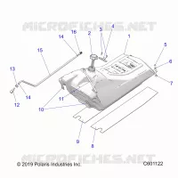 SISTEMA DI ALIMENTAZIONE CARBURANTE, FUEL TANK ASM.