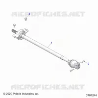TRASMISSIONE, FRONT PROP SHAFT