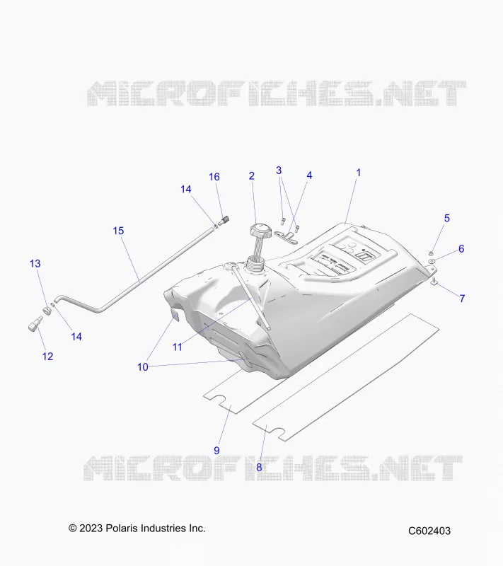SISTEMA DI ALIMENTAZIONE CARBURANTE, FUEL TANK ASM.