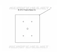 BATTERIA TRAY MAT, REAR