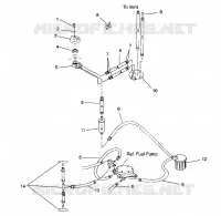 SISTEMA DI ALIMENTAZIONE CARBURANTE SL 750 B944070 (4927012701006A)