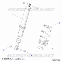 SUSPENSION, SHOCK ANTERIORE