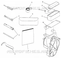 KIT DI STRUMENTI 600 XCR SP 0965677 AND EUROPEAN 600 XCR SP E965677 (4932063206C007)