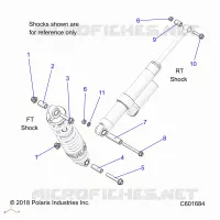 SUSPENSION, SHOCK MONTAGGIO, REAR SUSP.