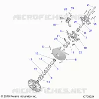 TRASMISSIONE, PRIMARY CLUTCH