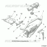 PARAURTI ANTERIORE, W/WINCH
