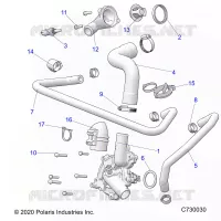 MOTORE, WATERPUMP AND BYPASS