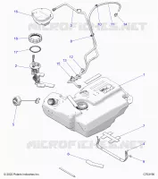 SISTEMA DI ALIMENTAZIONE CARBURANTE, FUEL TANK