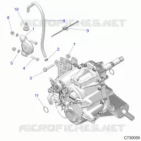 TRASMISSIONE, MAIN GEARCASE MOUNTING