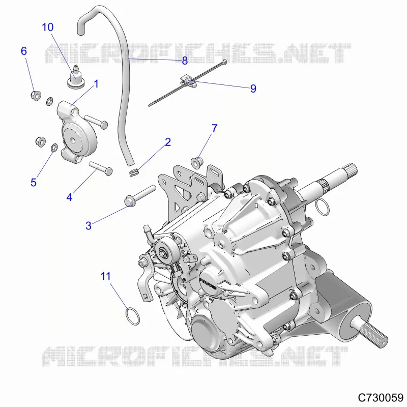 TRASMISSIONE, MAIN GEARCASE MOUNTING
