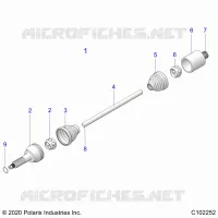 TRASMISSIONE, DRIVE SHAFT, MIDDLE