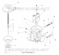 MOTORE, CARBURATORE, UPPER