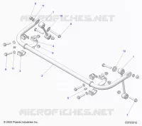 SUSPENSION, BARRA DI STABILIZZAZIONE, REAR