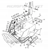 SISTEMA DI RAFFREDDAMENTO 500 INDY 0982764(A)(B) and EUROPEAN 500 INDY E982764A (4942104210B011)