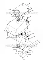MONTAGGIO SERBATOIO CARBURANTE 250 4x6 / W928627 (4922902290004A)