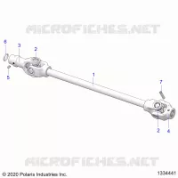 TRASMISSIONE, FRONT PROP SHAFT
