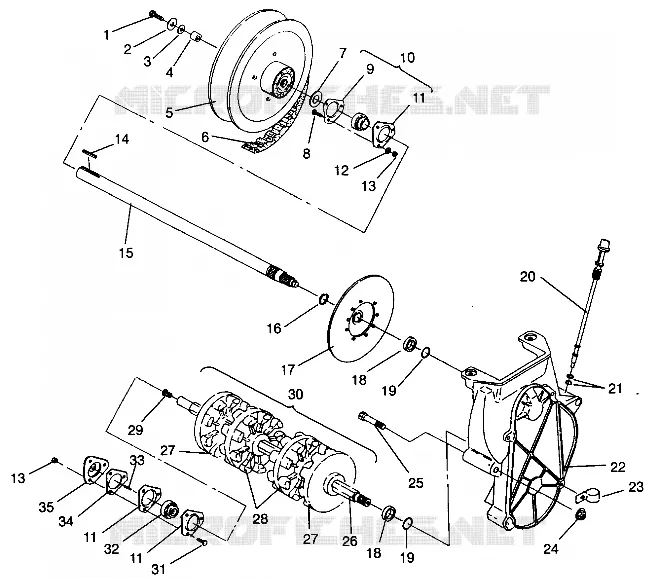 TRASMISSIONE ASSEMBLY RXL 0940768 and RXL TOURING 0940869 (4925062506018A)