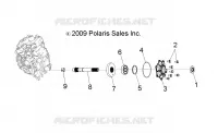 TRASMISSIONE, PRINCIPALE SCATOLA INGRANAGGI OUTPUT SHAFT
