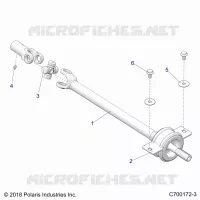TRASMISSIONE, MID PROP SHAFT