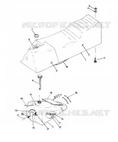 SEDE/SERBATOIO DI GAS ASSEMBLY SuperTrak (4921292129003A)
