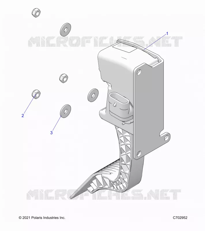 ENGINE, ACCELERATORE PEDALE